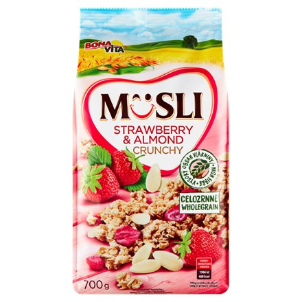 BONAVITA Müsli jahoda/ mandle 700 g