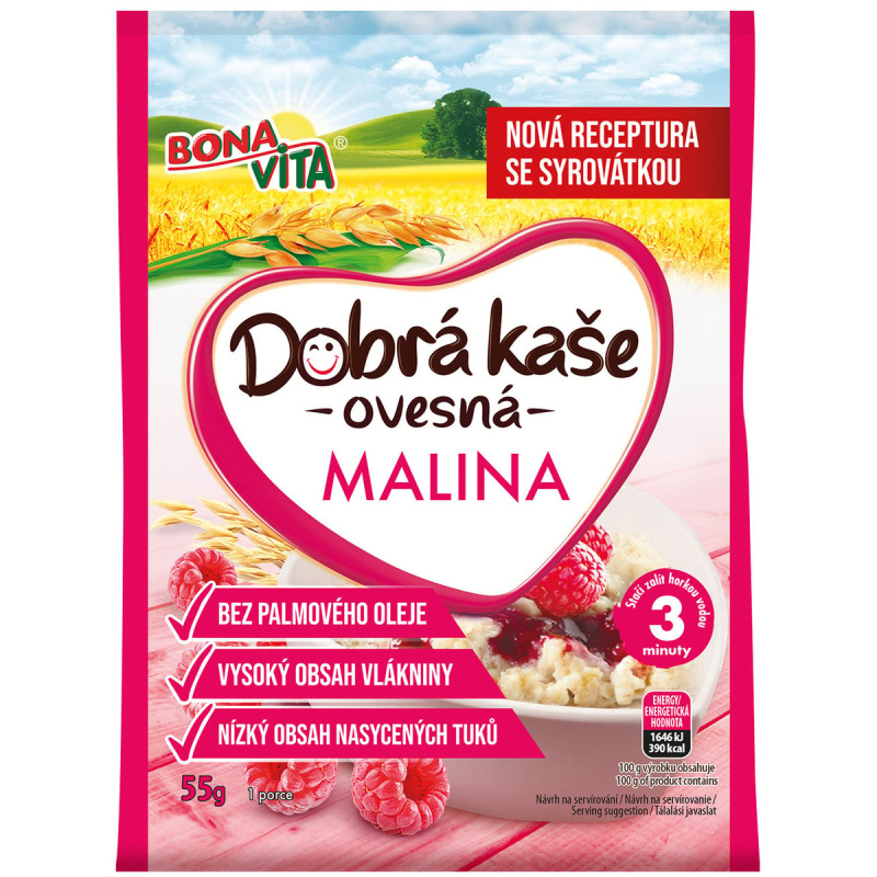 Bonavita Dobrá kaše malina