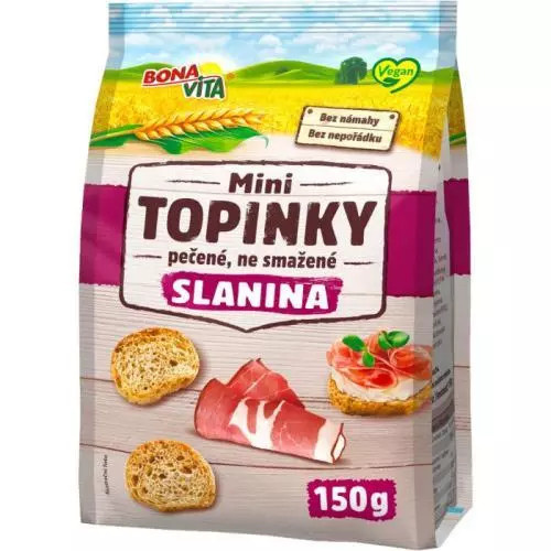 Bonavita mini topinky slanina 150g