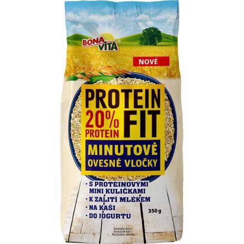 Bona Vita ovesné vločky protein fit minutové 350g