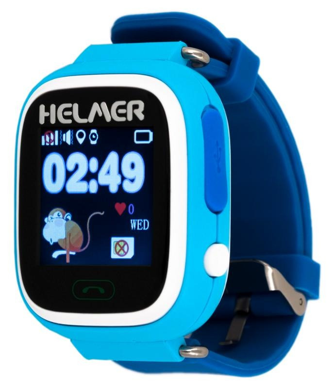 Chytré hodinky Helmer LK 703 / výdrž až 100 hod / modrá Varianta: ivi1