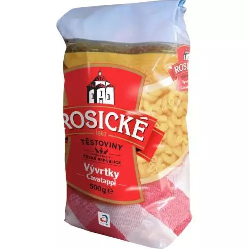 Rosické těstoviny vývrtky 500g