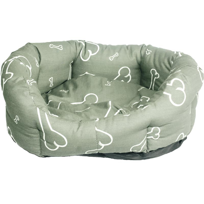 Samohýl Pelech 8 hran bavl. Kost šedo/bílý 45 cm