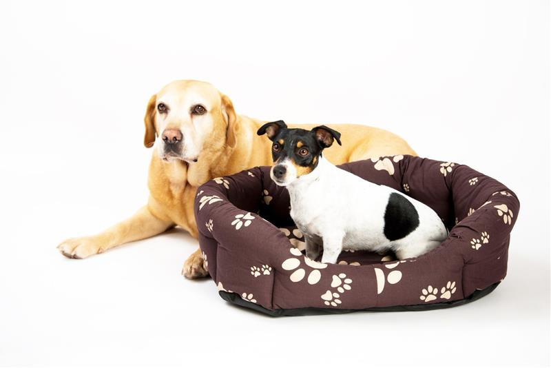 Samohýl Pelech 8 hran bavl. Tlapka hnědo/béžová 45 cm