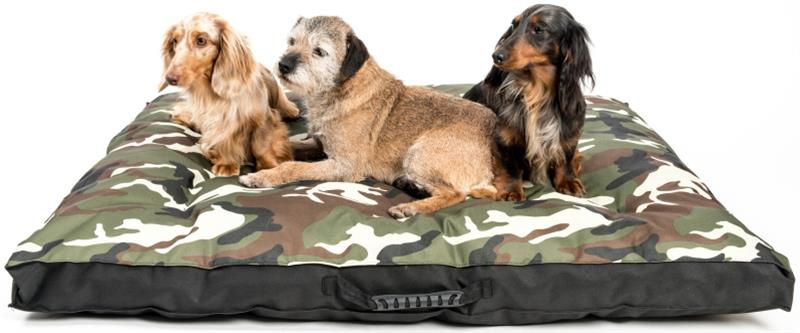 Matrace nylon Sychrov maskáč 120 x 100 x 10 cm