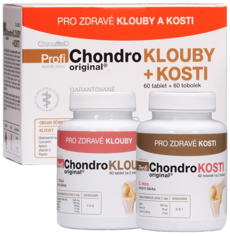 ProfiChondro Original Klouby + Kosti 60 tablet + 60 tobolek