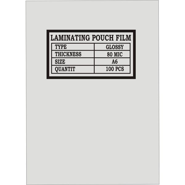 Laminovací fólie Standard - 111 x 154 mm, 2x 80 mikronů, lesklé, 100 ks