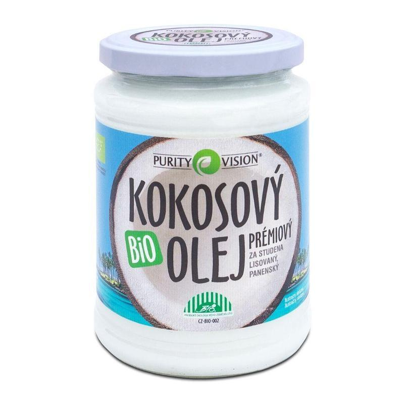 PURITY VISION Fair Trade Bio Kokosový olej panenský 600 ml