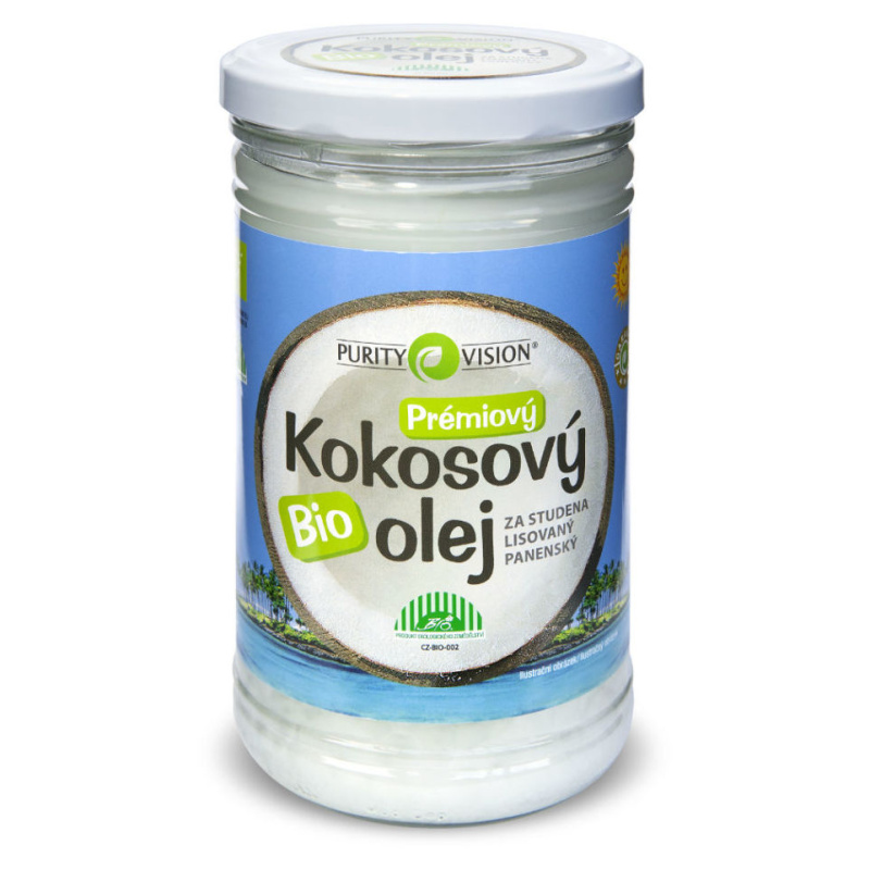 PURITY VISION Fair Trade Bio Kokosový olej panenský 900 ml