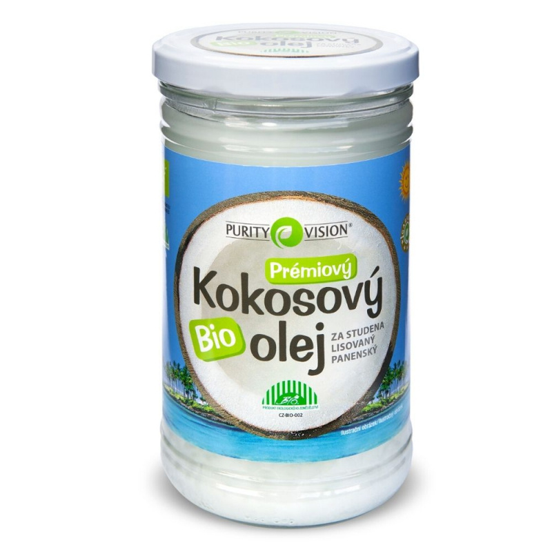 PURITY VISION Fair Trade Bio Kokosový olej panenský 900 ml