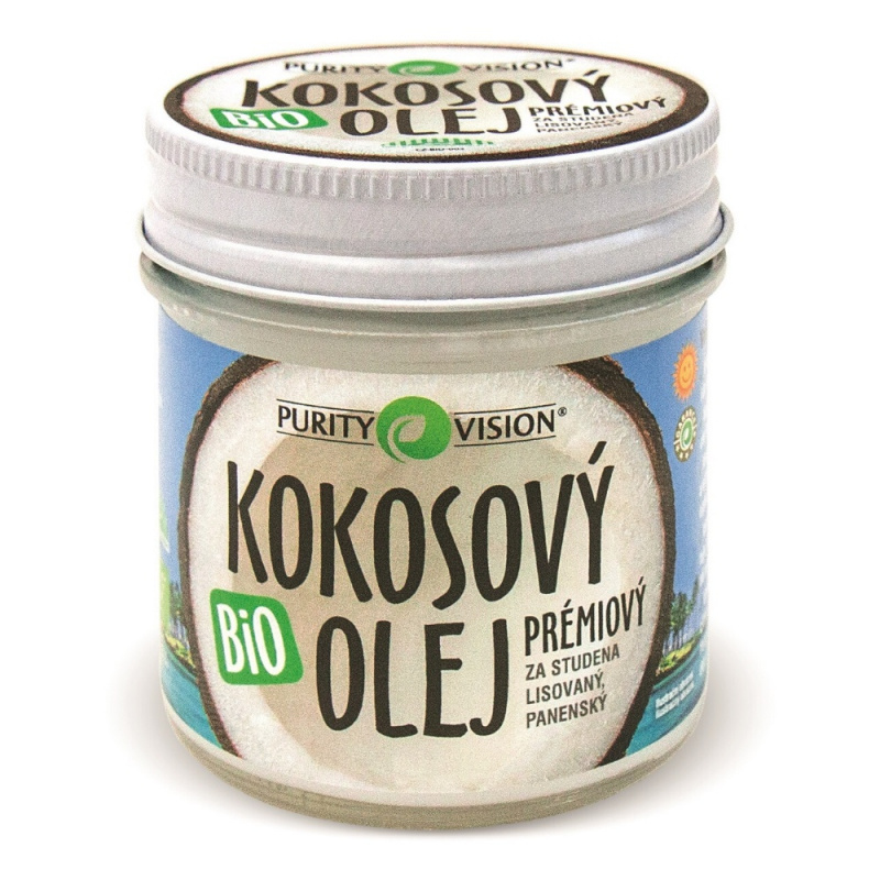 PURITY VISION Fair Trade Bio Kokosový olej panenský 120 ml