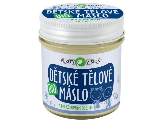 PURITY VISION Bio Dětské tělové máslo 120 ml