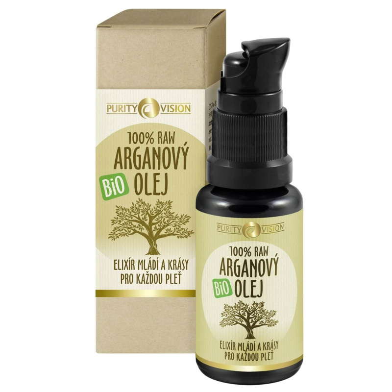 PURITY VISION Raw Bio Arganový olej 30 ml