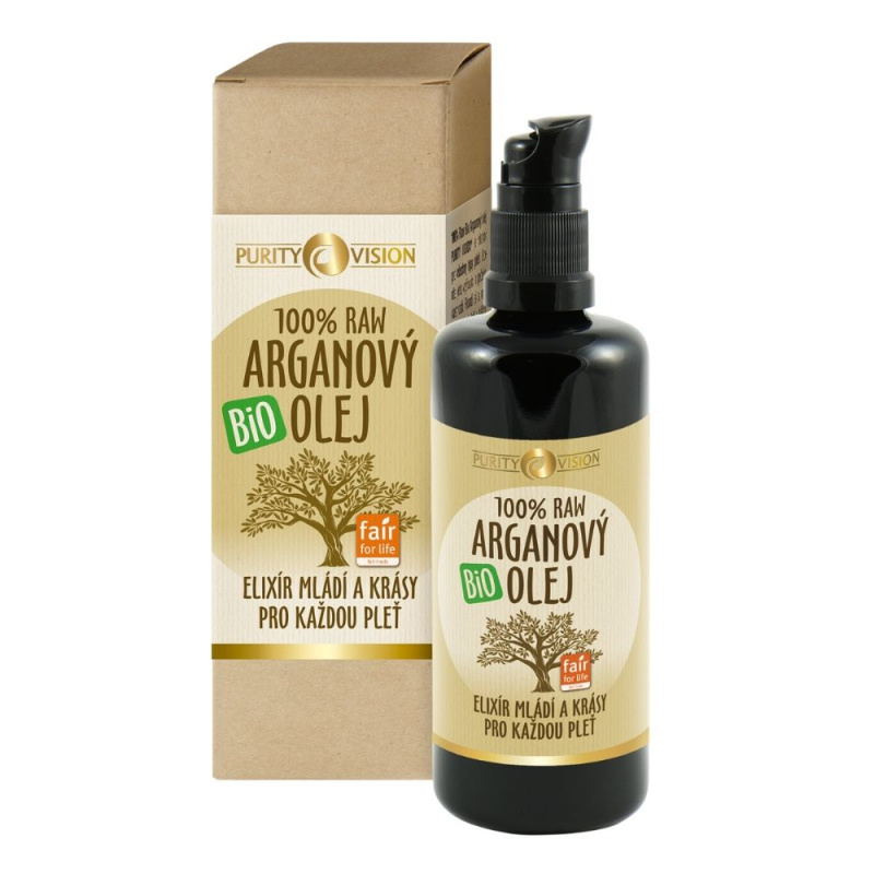 PURITY VISION Raw Bio Arganový olej 100 ml