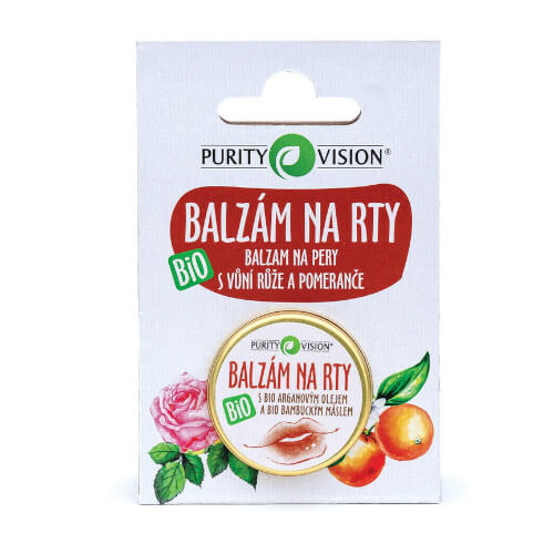 PURITY VISION Bio Arganový balzám na rty 12 ml