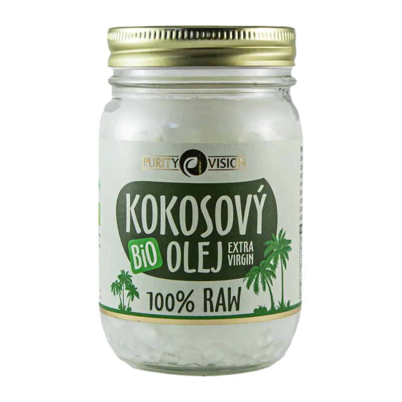 PURITY VISION Raw Bio Kokosový olej 370 ml