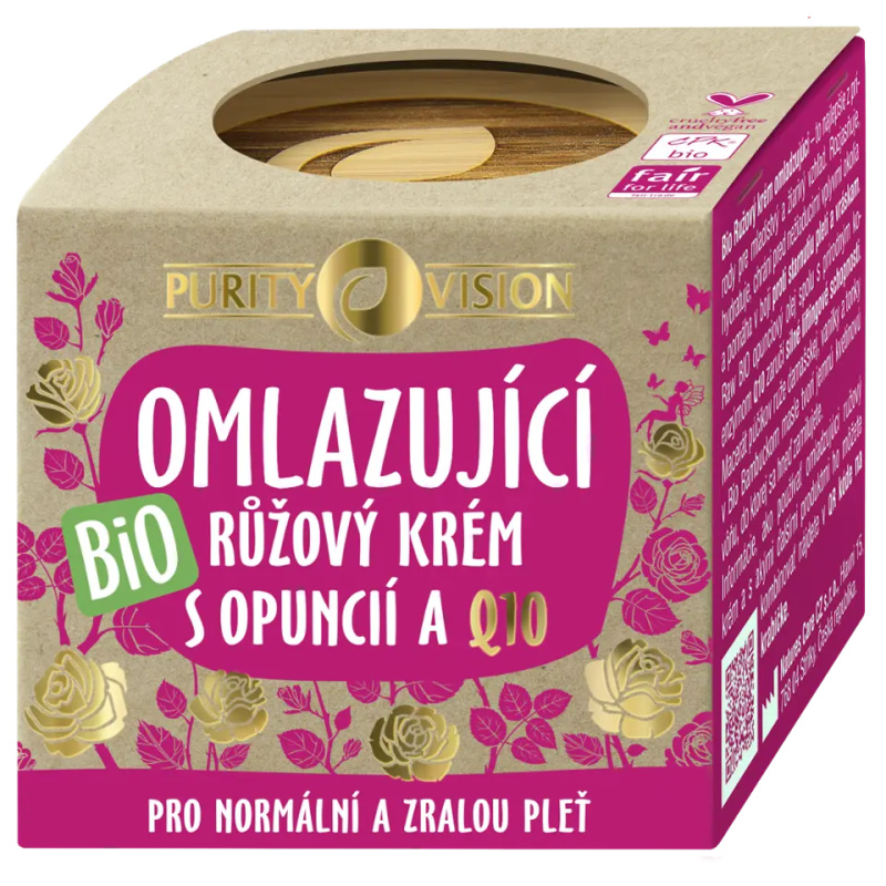 PURITY VISION Bio Růžový krém omlazující 40 ml
