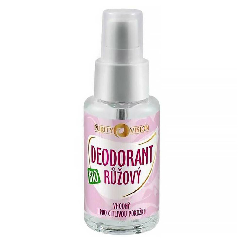 PURITY VISION Bio Růžový Deodorant 50 ml