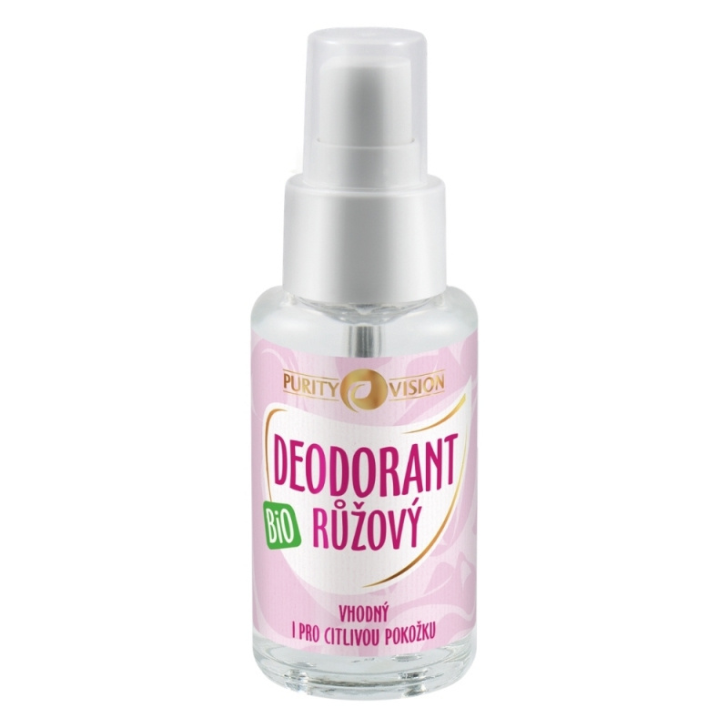 PURITY VISION Bio Růžový Deodorant 50 ml