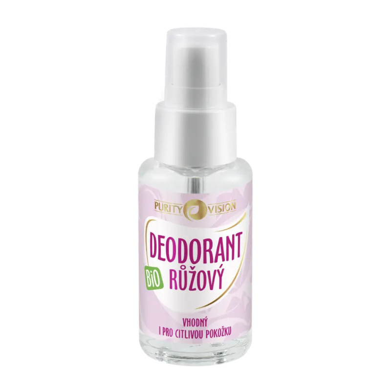 PURITY VISION Bio Růžový Deodorant 50 ml