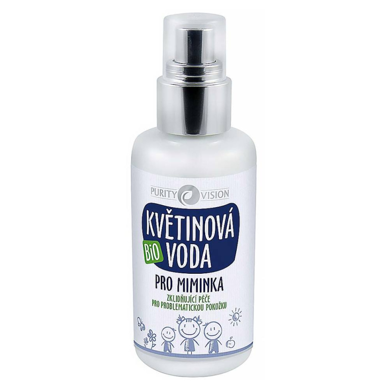 PURITY VISION Bio Květinová voda pro miminka 100 ml