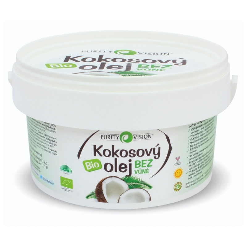 PURITY VISION Bio Kokosový olej bez vůně 2,5 l