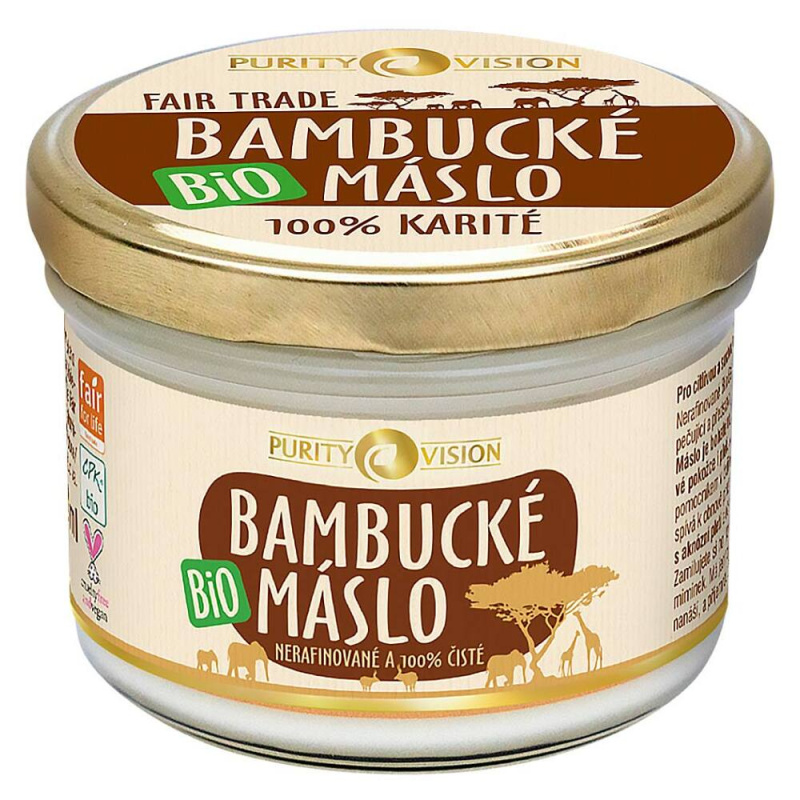 PURITY VISION Bio Bambucké máslo 200 ml - kosmetika