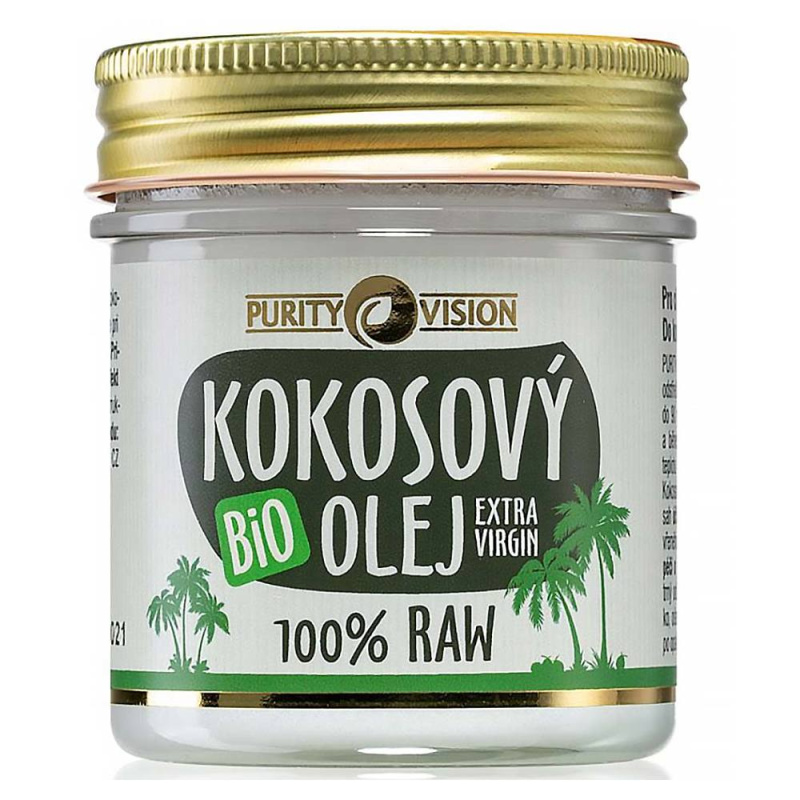 PURITY VISION Raw Bio Kokosový olej 120 ml