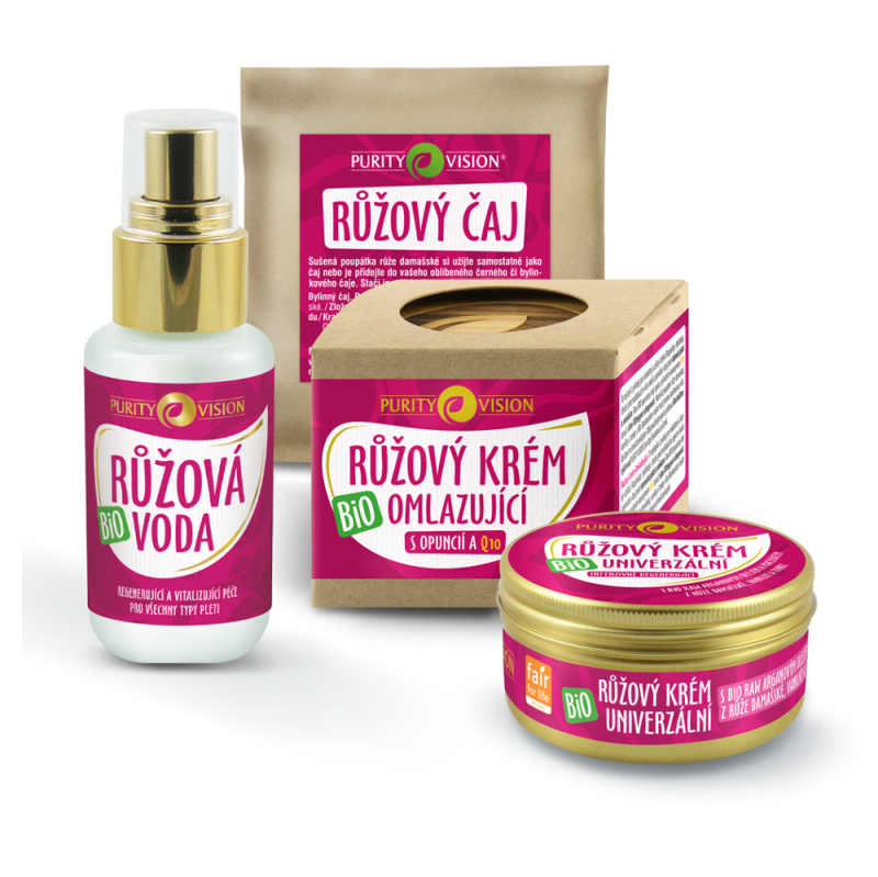 PURITY VISION Bio Růžová sada