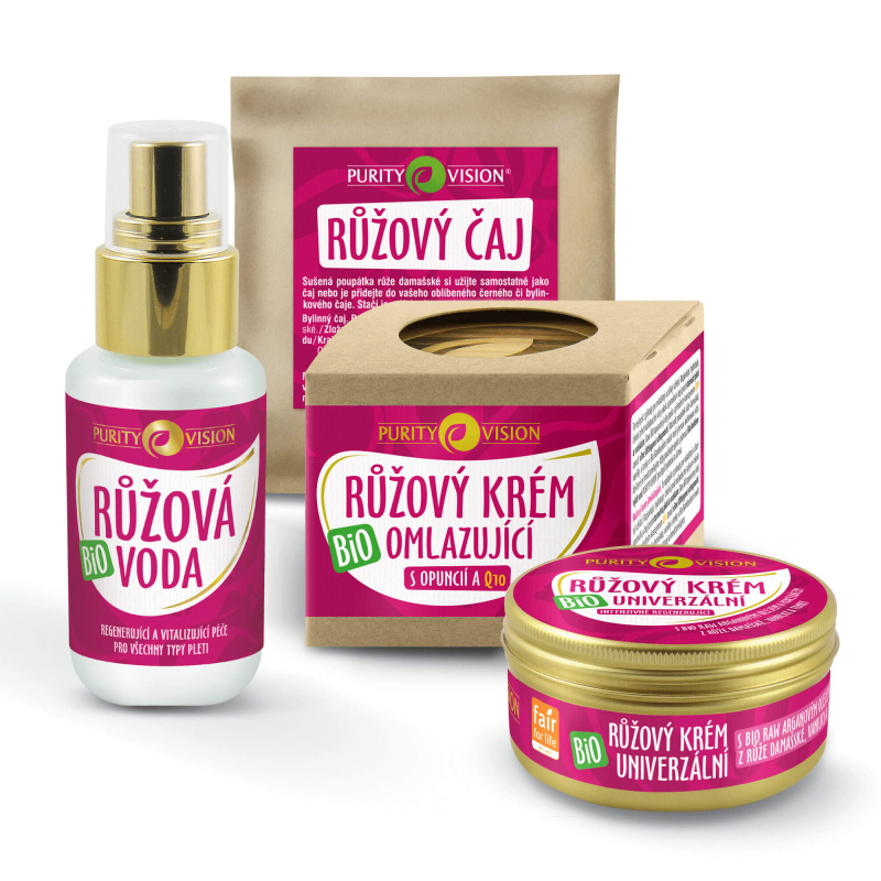 PURITY VISION Bio Růžová sada