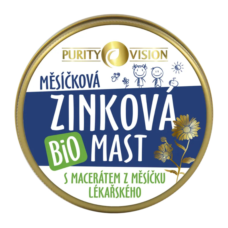 PURITY VISION Bio Měsíčková Zinková mast 70 ml