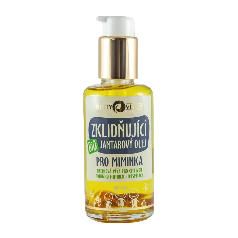 PURITY VISION Bio Zklidňující Jantarový olej pro miminka 95 ml