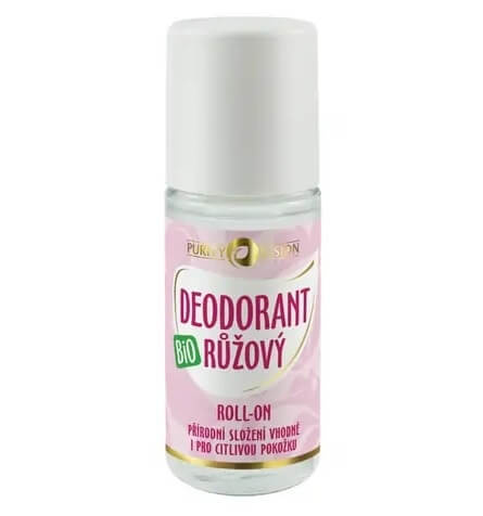 PURITY VISION Bio Růžový Deodorant roll-on 50 ml