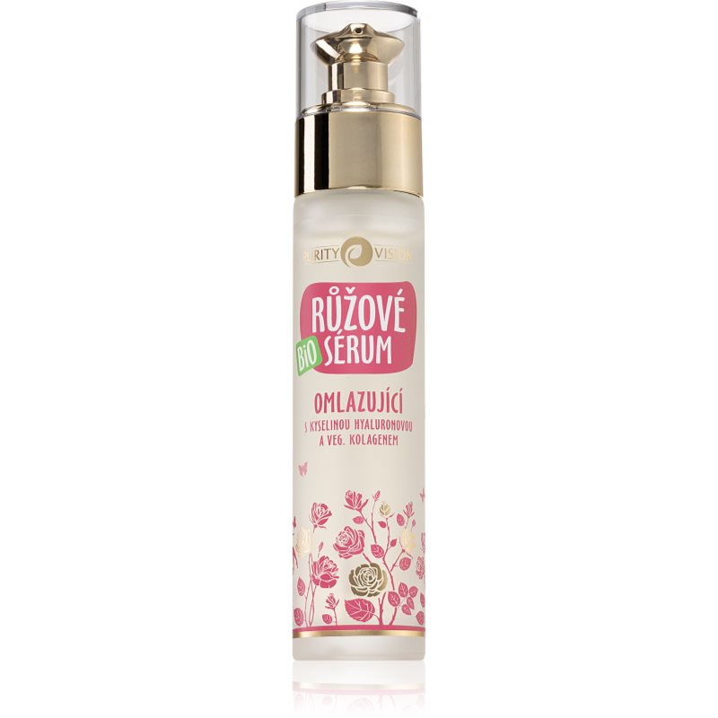 PURITY VISION Bio Růžové omlazující hyaluronové sérum 50 ml