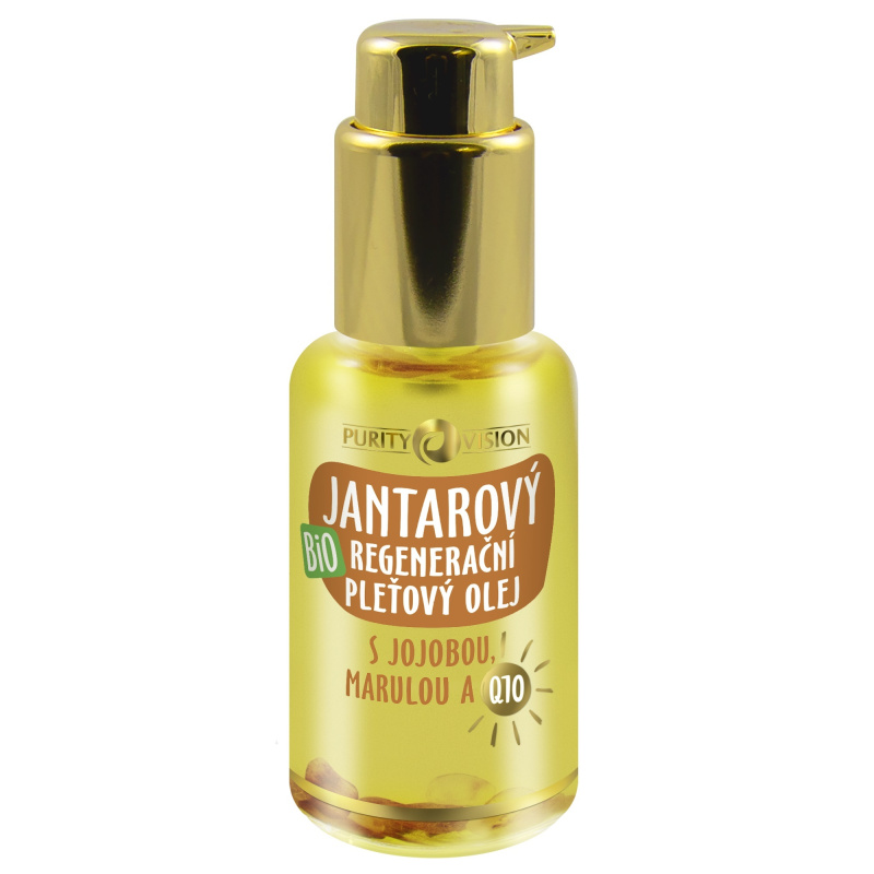 PURITY VISION Bio Jantarový hloubkově regenerační pleťový olej 45 ml