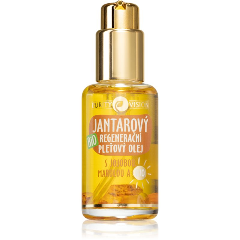 PURITY VISION Bio Jantarový hloubkově regenerační pleťový olej 45 ml