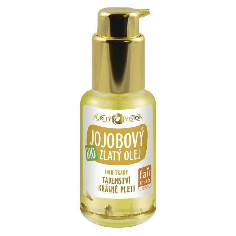 PURITY VISION Bio Zlatý jojobový olej - Fair Trade 45 ml