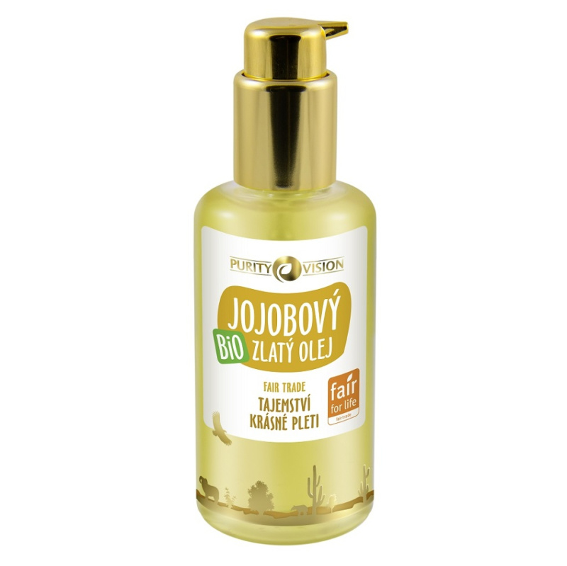 PURITY VISION BIO ZLATÝ JOJOBOVÝ OLEJ - FAIR TRADE 100 ML