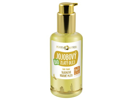 PURITY VISION BIO ZLATÝ JOJOBOVÝ OLEJ - FAIR TRADE 100 ML