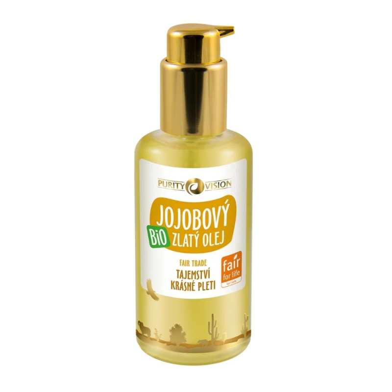 PURITY VISION BIO ZLATÝ JOJOBOVÝ OLEJ - FAIR TRADE 100 ML