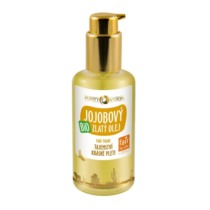 PURITY VISION BIO ZLATÝ JOJOBOVÝ OLEJ - FAIR TRADE 100 ML