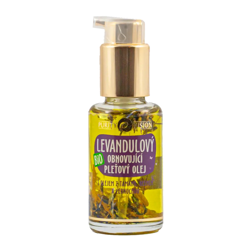PURITY VISION Bio Levandulový hloubkově obnovující pleťový olej 45 ml