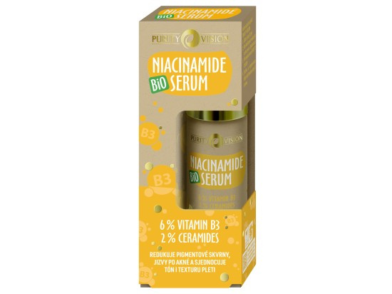 Purity Vision BIO Niacinamide sérum pro sjednocení barevného tónu pleti 30 ml
