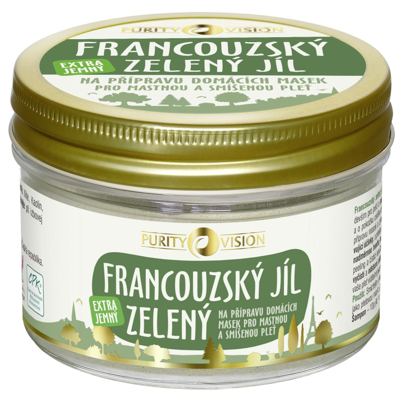 PURITY VISION Francouzský zelený jíl 150 g