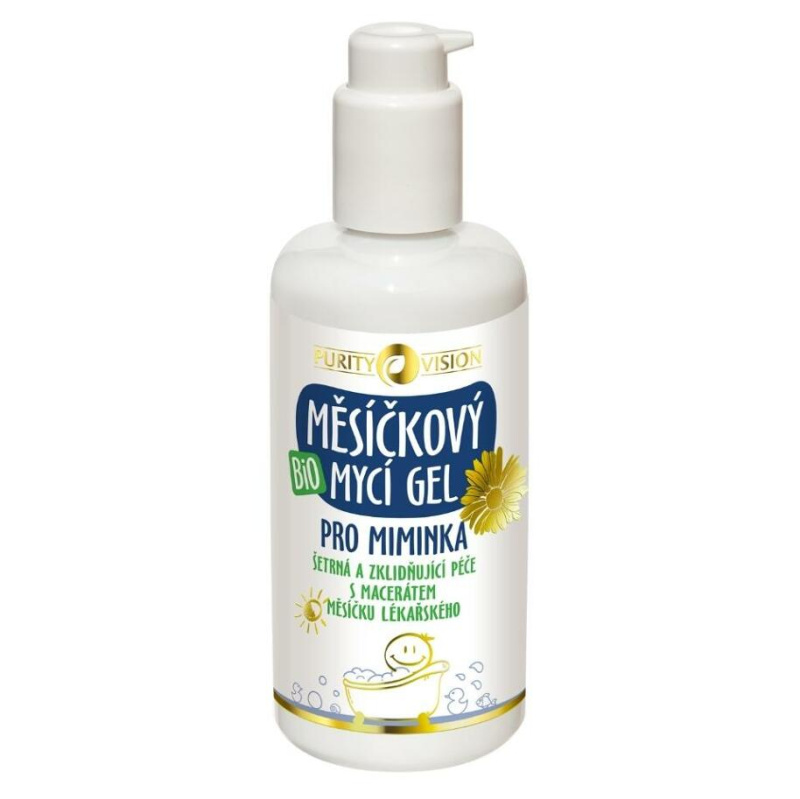 Purity Vision BIO Marigold měsíčkový mycí gel 200 ml