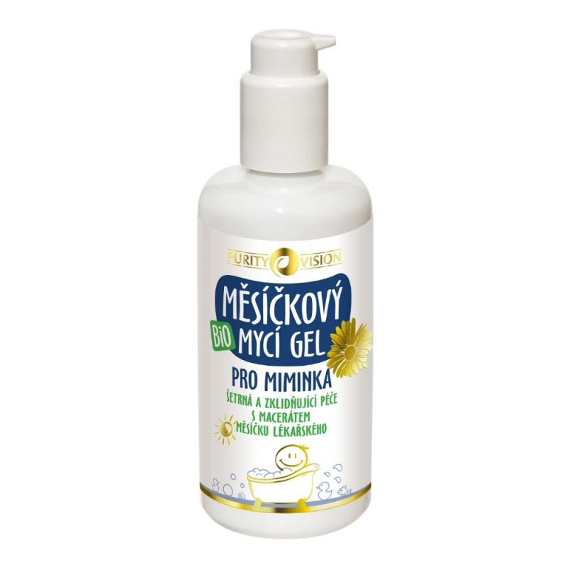 Purity Vision BIO Marigold měsíčkový mycí gel 200 ml