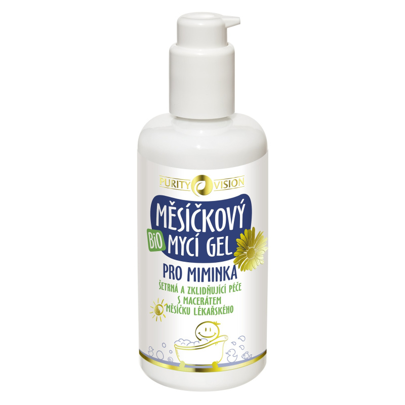 Purity Vision BIO Marigold měsíčkový mycí gel 200 ml