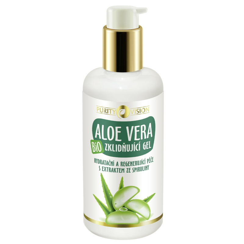 PURITY VISION Bio Zklidňující Aloe vera gel 200 ml