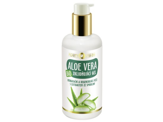 PURITY VISION Bio Zklidňující Aloe vera gel 200 ml
