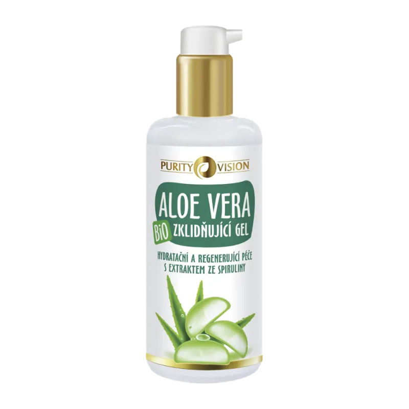 PURITY VISION Bio Zklidňující Aloe vera gel 200 ml